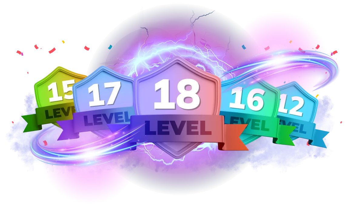 Club VIP Betify, 18 niveaux et récompenses